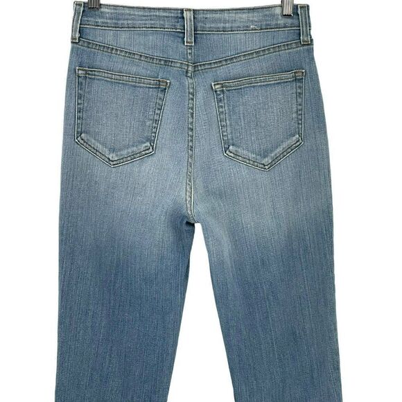 L'AGENCE High Line Skinny Classic Brasie Angle Jeans Raw Hem High Rise Women 27 - Picture 8 of 12